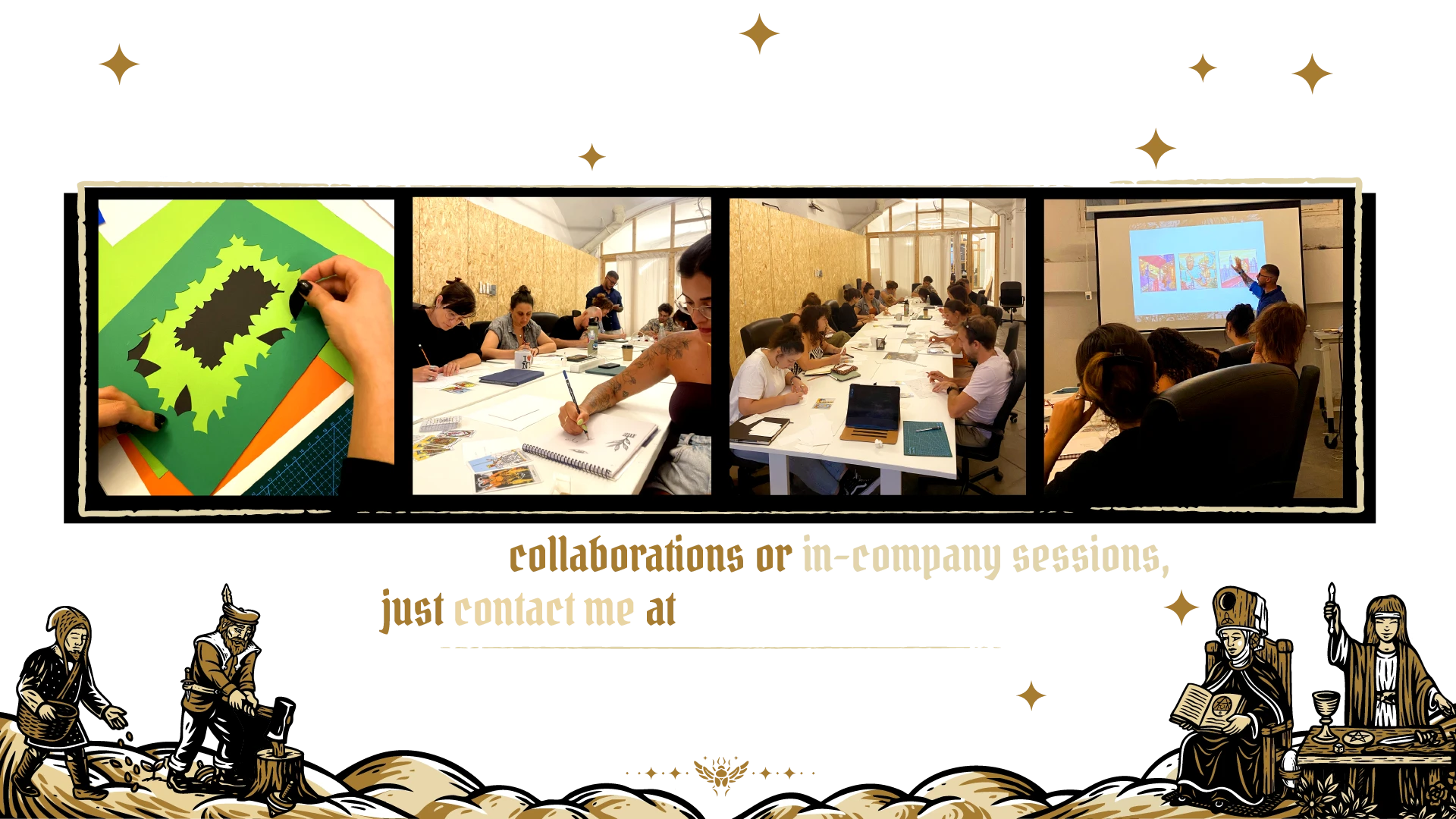 Collaborations and in-company sessions